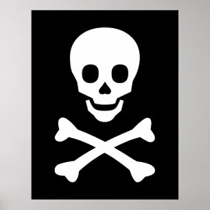 Skull and Crossbones Poster