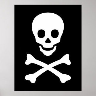 Skull and Crossbones Poster