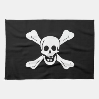 Skull and Crossbones Tea Towel