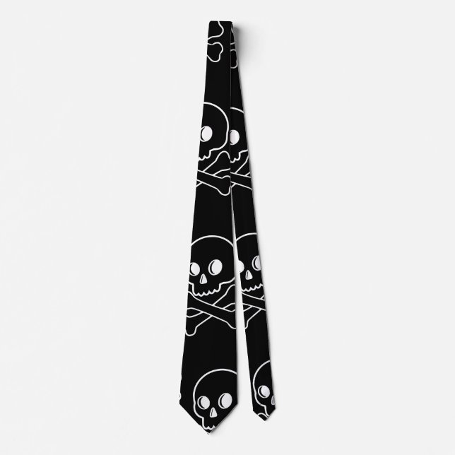 Skull And Crossbones  Tie (Front)