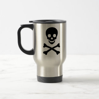 Skull and Crossbones Travel Mug