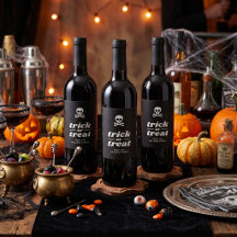 Skull and Crossbones Trick or Treat Party Favour