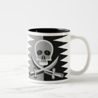 Skull and Crossbones with Funny Pirate Saying
