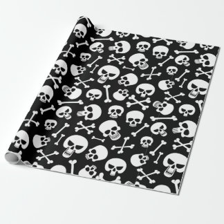 Skull and Crossbones Wrapping Paper