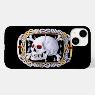 SKULL AND CROSSED BONES RUBY RENAISSANCE JEWEL Case-Mate iPhone 14 CASE