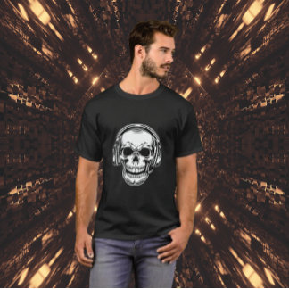 Skull and Dark Shades T-Shirt