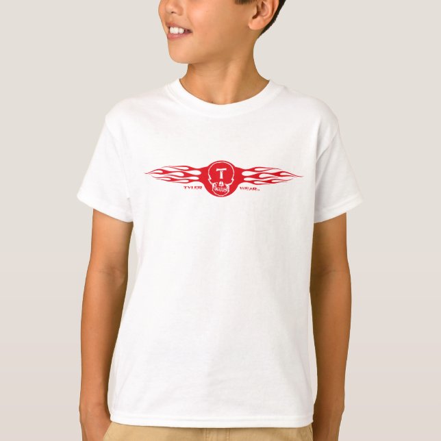 Skull and Flames T-Shirt (Front)