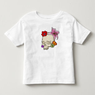 Skull and Flora Toddler T-Shirt