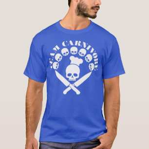 skull and knifes bbq season humor cooking smoking T-Shirt