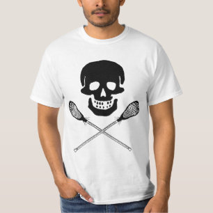 Skull and Lacrosse Sticks T-Shirt