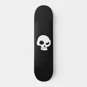 Skull and Mustache Skateboard