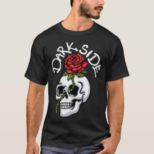 Skull and Red Rose streetwear T-Shirt