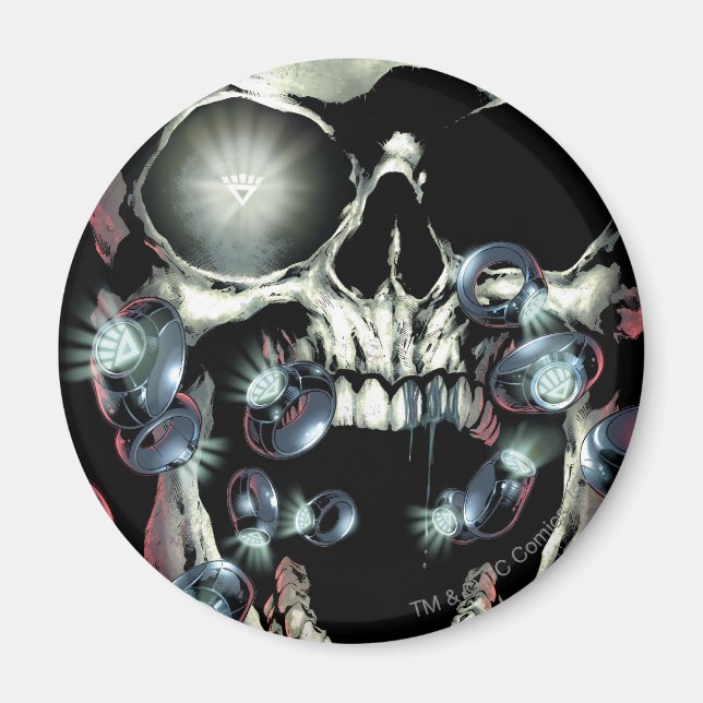 Skull and Rings - Colour Magnet (Front)