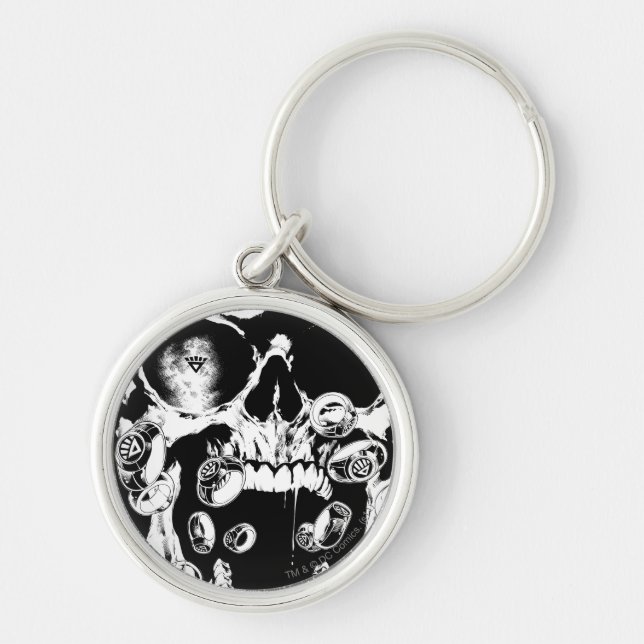 Skull and Rings Key Ring (Front)