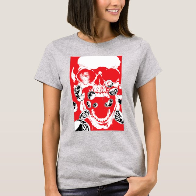 Skull and Rings - Red T-Shirt (Front)