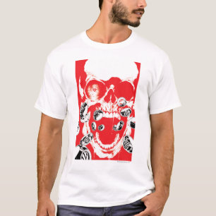 Skull and Rings - Red T-Shirt