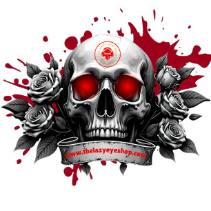 Skull and Roses Design T-Shirt