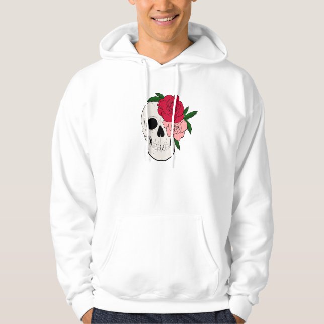 Skull and Roses Hoodie (Front)