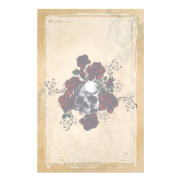 Goth Custom Stationery, Goth Stationery Templates