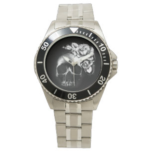 Skull and roses watch