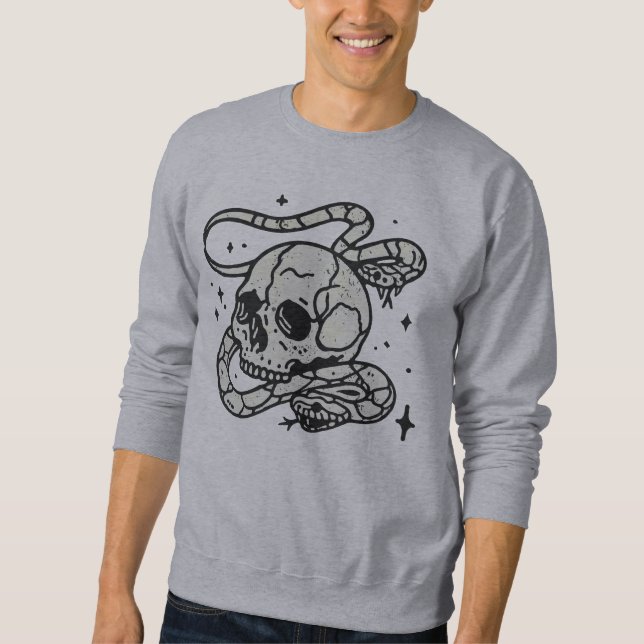 Skull And Snake  Sweatshirt (Front)