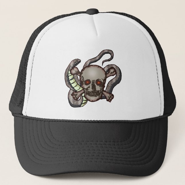 Skull and Snakes Hat (Front)