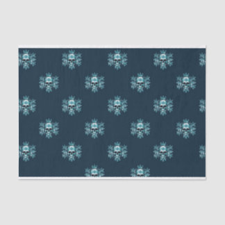 Skull and Snowflake Christmas Tissue Paper