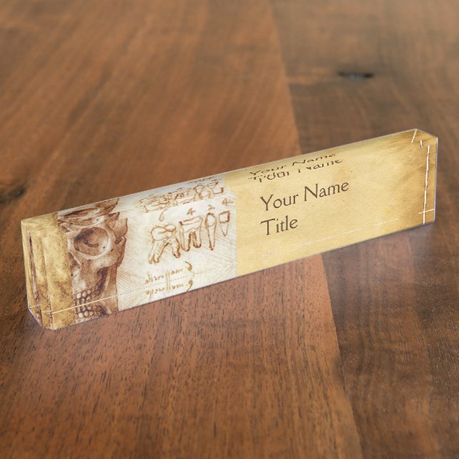 SKULL AND TEETH ,DENTAL CLINIC,DENTIST,DENTISTRY NAMEPLATE (Side)