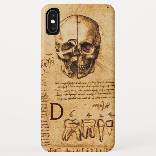 SKULL AND TEETH ,DENTAL CLINIC ,DENTIST MONOGRAM Case-Mate iPhone CASE (Back)