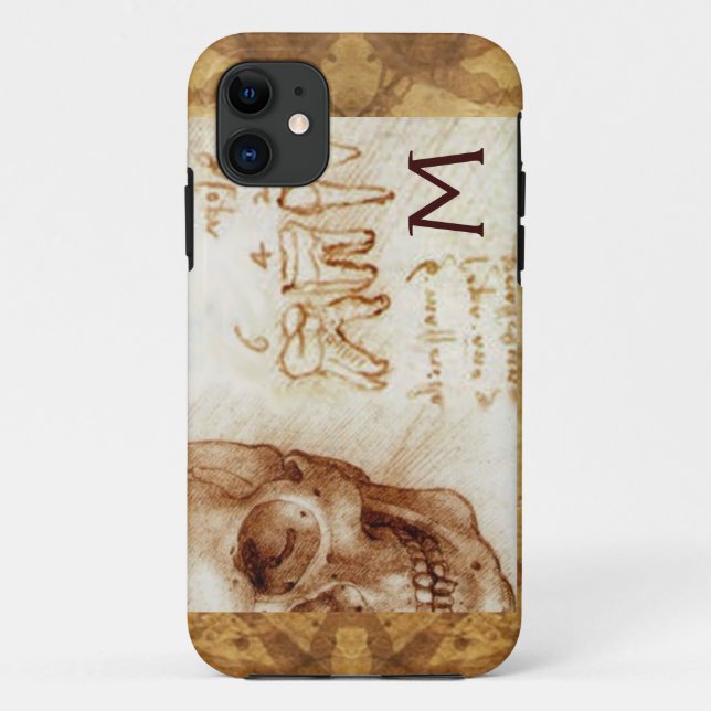 SKULL AND TEETH ,DENTAL CLINIC ,DENTIST MONOGRAM Case-Mate iPhone CASE (Back)