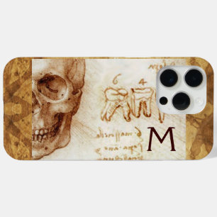 SKULL AND TEETH ,DENTAL CLINIC ,DENTIST MONOGRAM iPhone 15 PRO MAX CASE