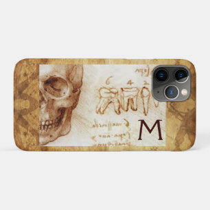 SKULL AND TEETH ,DENTAL CLINIC ,DENTIST MONOGRAM iPhone 11 PRO CASE