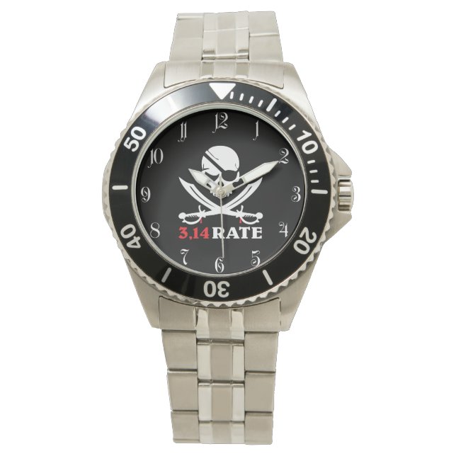 Skull and the pirate sabres watch (Front)