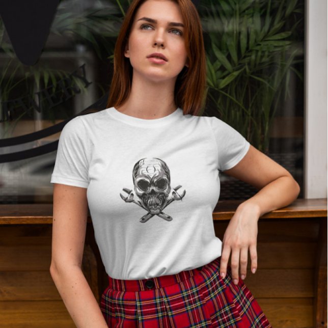 Skull And Wrenches Tools  T-Shirt (Creator Uploaded)