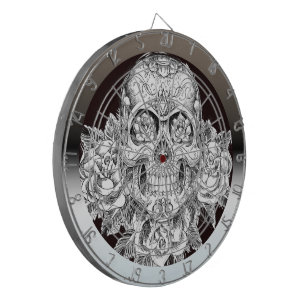 SKULL Art Dartboard