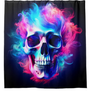 Skull Art Shower Curtain