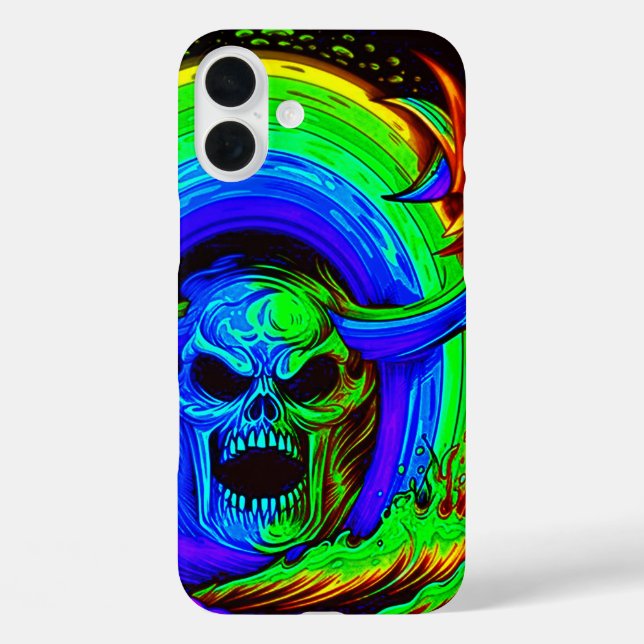 Skull Artwork Case-Mate iPhone Case (Back)