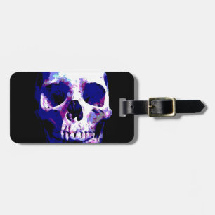 Skull Artwork Luggage Tag