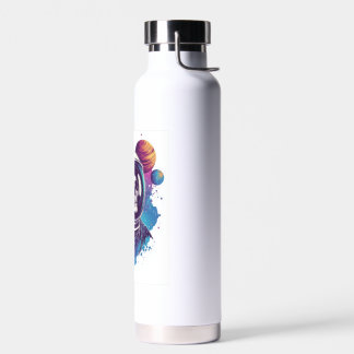 Skull Astronaut Explorer Water Bottle