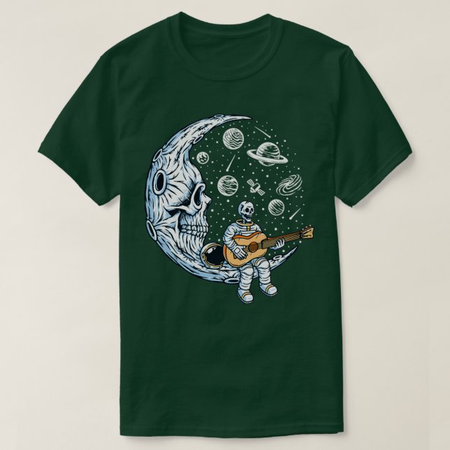Skull Astronaut T-Shirt (Design Front)