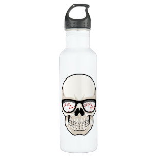 Skull at Poker with Sunglasses 710 Ml Water Bottle