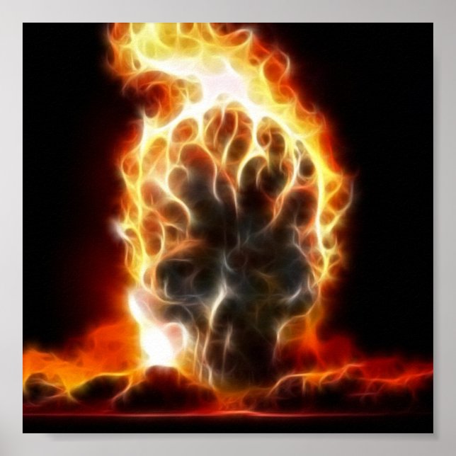 Skull Atomic Bomb Poster (Front)