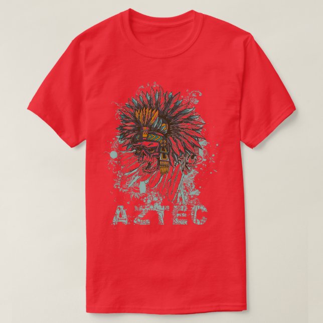 Skull Aztec T-Shirt (Design Front)