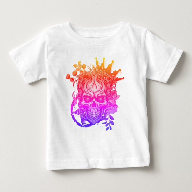 Skull  baby T-Shirt (Front)