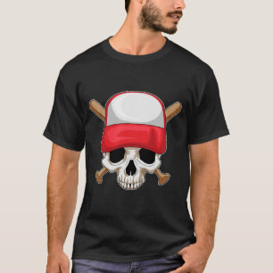 Skull Baseball Baseball bat T-Shirt