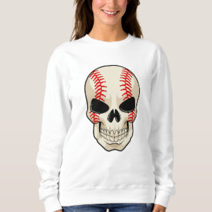 Skull Baseball Sports Sweatshirt