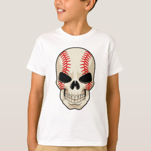Skull Baseball Sports T-Shirt