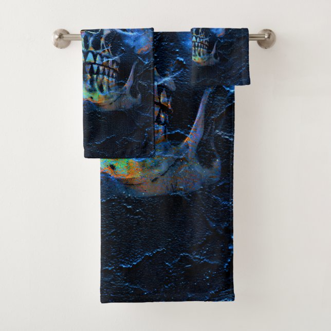 Skull Bath Towel Set (Insitu)