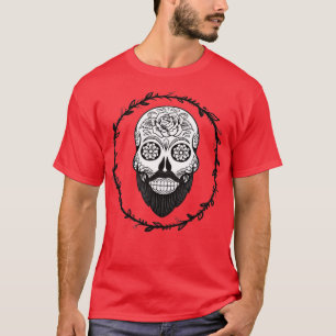 Skull Beard Beard Barber Head T-Shirt