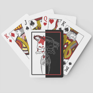 skull Bicycle Playing Cards